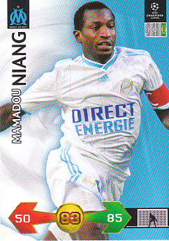 Mamadou Niang Olympique Marseille 2009/10 Panini Super Strikes CL #243